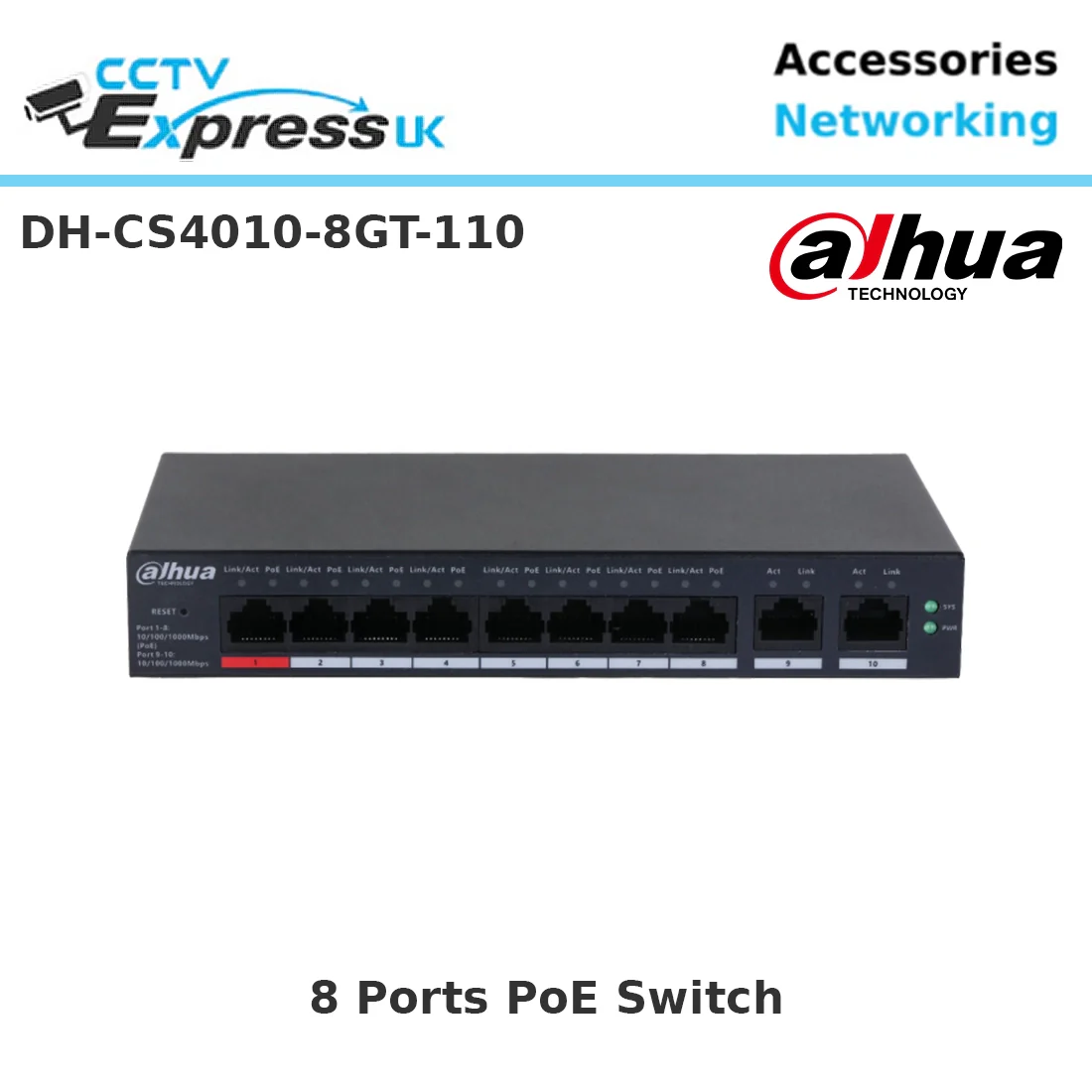 DAHUA DH-CS4010-8GT-110-V2