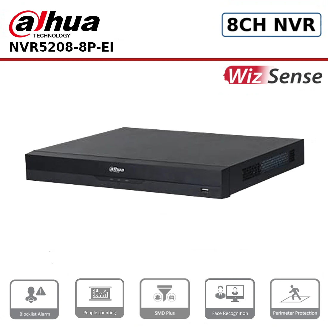 DAHUA DHI-NVR5208-8P-EI2