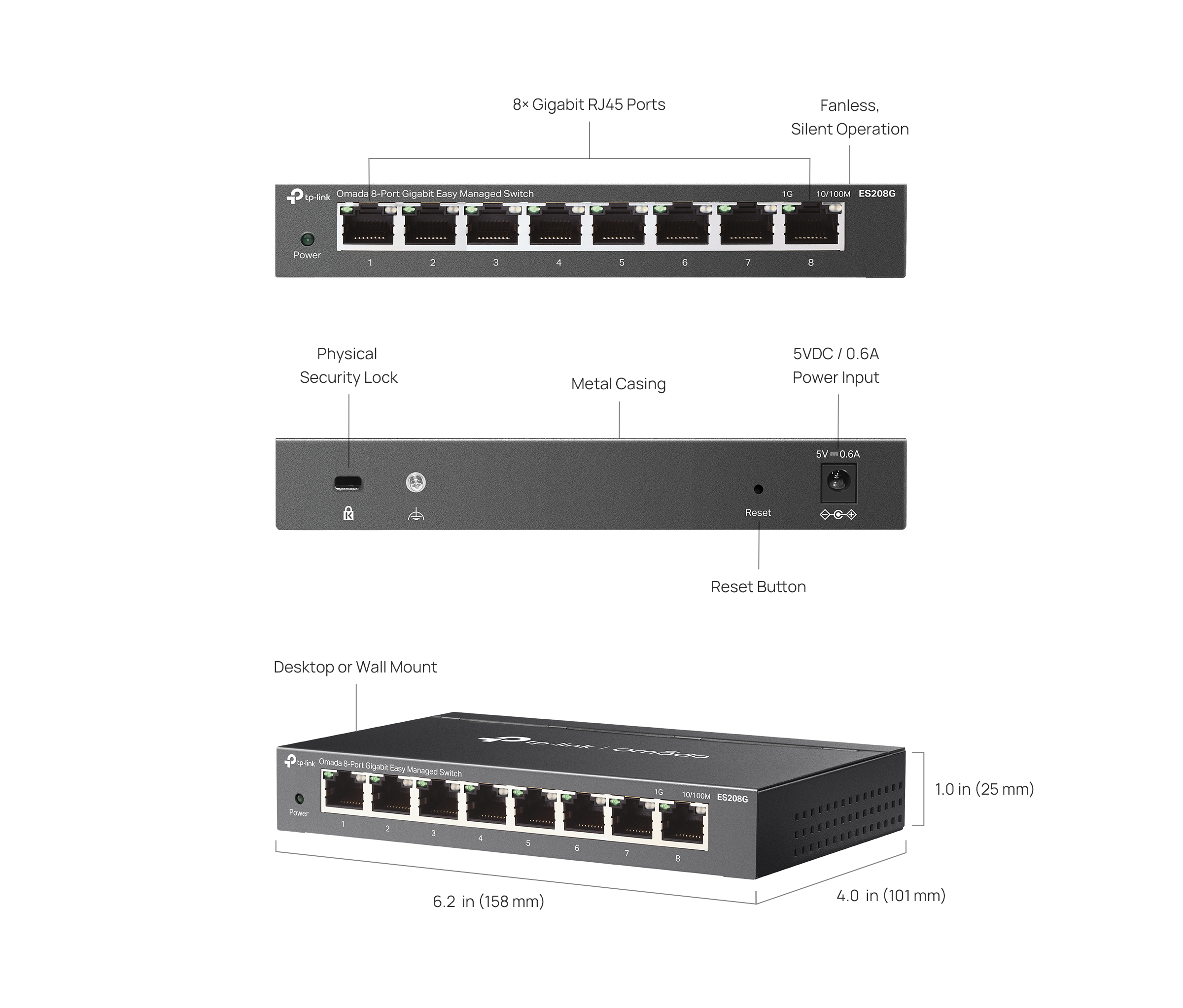 TP-LINK ES208G